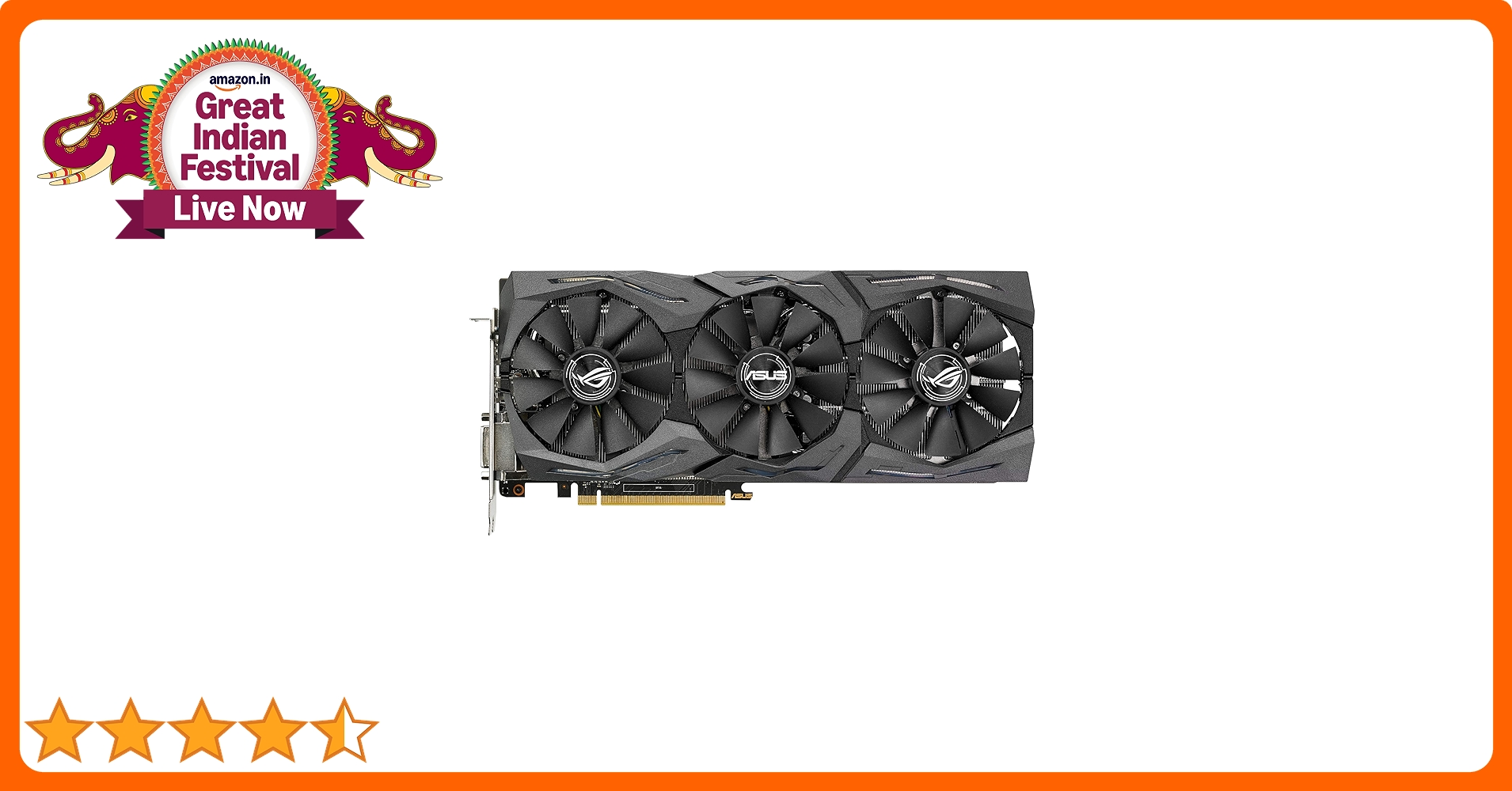 [中古]ASUS STRIX-GTX1070-O8G-GAMING Asus ROG STRIX-GTX1070-O8G-GAMING GeForce GTX 1070 8 GB